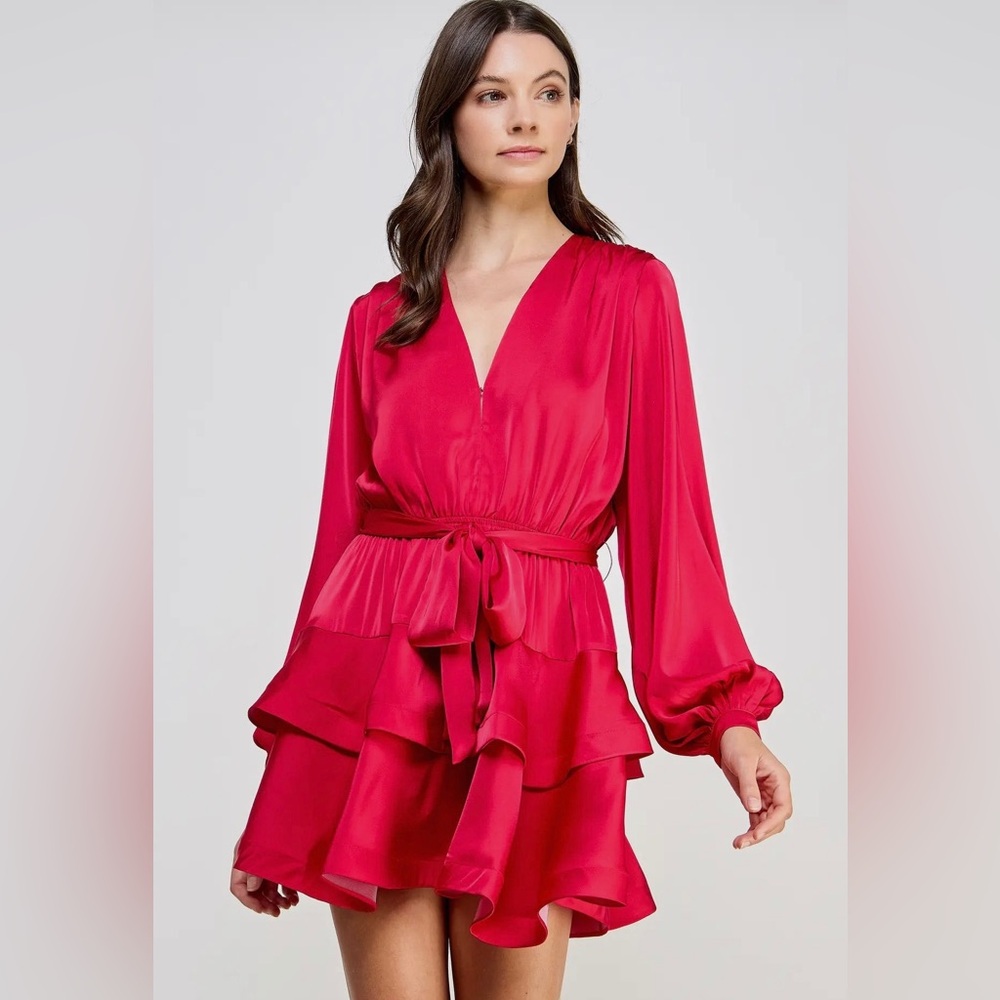 Satin Mini Dress